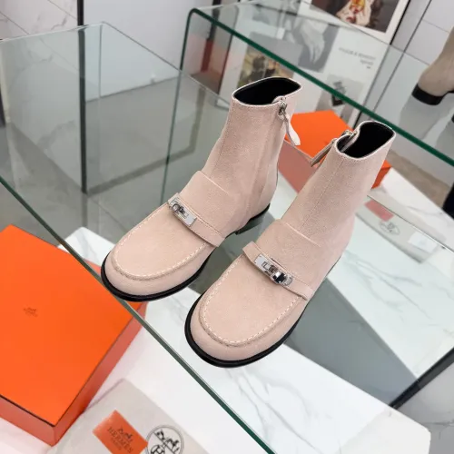 Cheap Hermes Boots For Women #1392665 Replica Wholesale [$145.00 USD] [ITEM#1392665] on Replica Hermes Boots