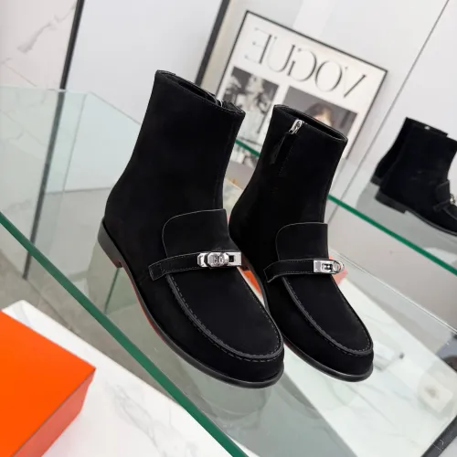 Cheap Hermes Boots For Women #1392667 Replica Wholesale [$145.00 USD] [ITEM#1392667] on Replica Hermes Boots