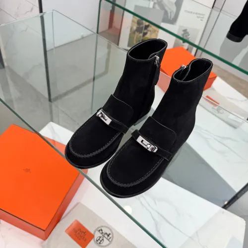 Cheap Hermes Boots For Women #1392667 Replica Wholesale [$145.00 USD] [ITEM#1392667] on Replica Hermes Boots