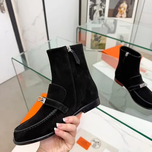 Cheap Hermes Boots For Women #1392667 Replica Wholesale [$145.00 USD] [ITEM#1392667] on Replica Hermes Boots