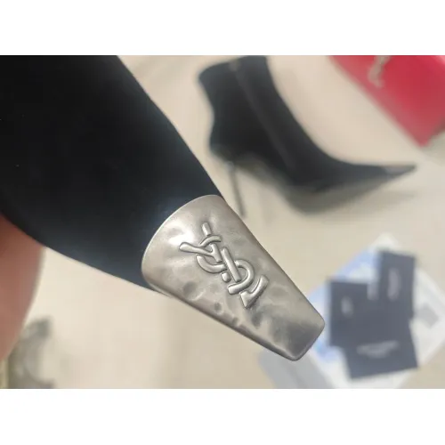 Cheap Yves Saint Laurent YSL Boots For Women #1392688 Replica Wholesale [$130.00 USD] [ITEM#1392688] on Replica Yves Saint Laurent YSL Boots