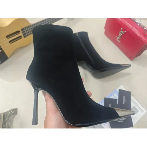 Cheap Yves Saint Laurent YSL Boots For Women #1392688 Replica Wholesale [$130.00 USD] [ITEM#1392688] on Replica Yves Saint Laurent YSL Boots