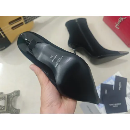Cheap Yves Saint Laurent YSL Boots For Women #1392688 Replica Wholesale [$130.00 USD] [ITEM#1392688] on Replica Yves Saint Laurent YSL Boots