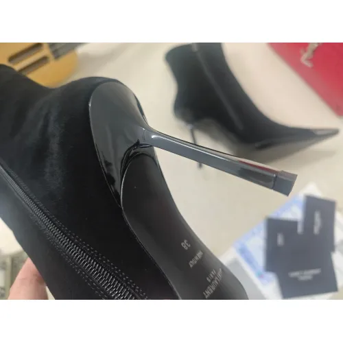 Cheap Yves Saint Laurent YSL Boots For Women #1392688 Replica Wholesale [$130.00 USD] [ITEM#1392688] on Replica Yves Saint Laurent YSL Boots