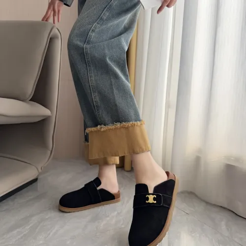 Cheap Celine Slippers For Women #1392704 Replica Wholesale [$85.00 USD] [ITEM#1392704] on Replica Celine Slippers