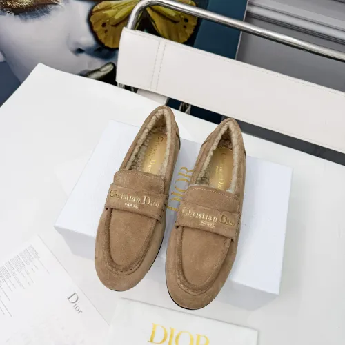 Cheap Christian Dior Leather Shoes For Women #1392715 Replica Wholesale [$112.00 USD] [ITEM#1392715] on Replica Christian Dior Leather Shoes