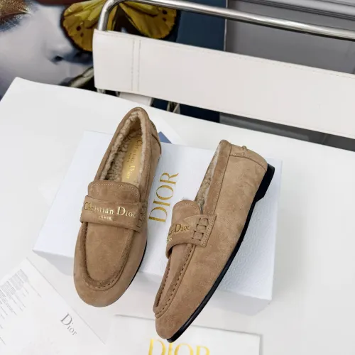Cheap Christian Dior Leather Shoes For Women #1392715 Replica Wholesale [$112.00 USD] [ITEM#1392715] on Replica Christian Dior Leather Shoes