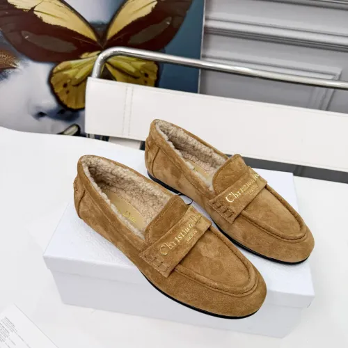Cheap Christian Dior Leather Shoes For Women #1392716 Replica Wholesale [$112.00 USD] [ITEM#1392716] on Replica Christian Dior Leather Shoes