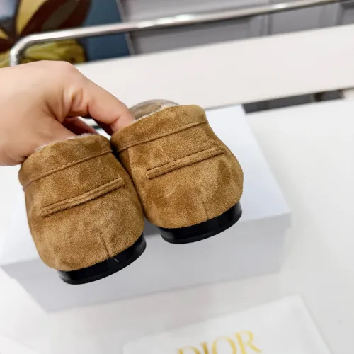 Cheap Christian Dior Leather Shoes For Women #1392716 Replica Wholesale [$112.00 USD] [ITEM#1392716] on Replica Christian Dior Leather Shoes