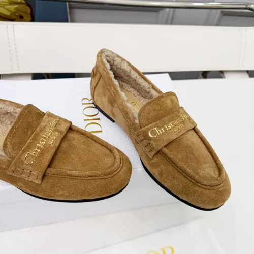 Cheap Christian Dior Leather Shoes For Women #1392716 Replica Wholesale [$112.00 USD] [ITEM#1392716] on Replica Christian Dior Leather Shoes