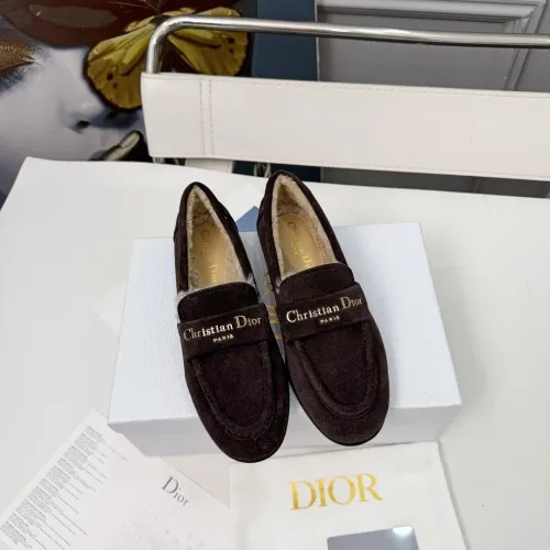 Cheap Christian Dior Leather Shoes For Women #1392719 Replica Wholesale [$112.00 USD] [ITEM#1392719] on Replica Christian Dior Leather Shoes