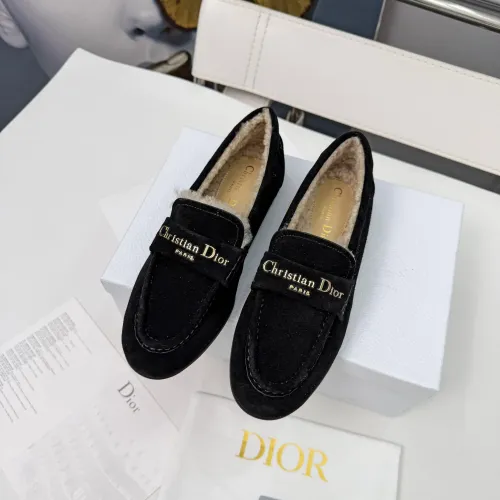 Cheap Christian Dior Leather Shoes For Women #1392720 Replica Wholesale [$112.00 USD] [ITEM#1392720] on Replica Christian Dior Leather Shoes