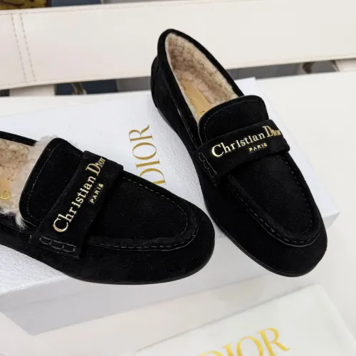 Cheap Christian Dior Leather Shoes For Women #1392720 Replica Wholesale [$112.00 USD] [ITEM#1392720] on Replica Christian Dior Leather Shoes