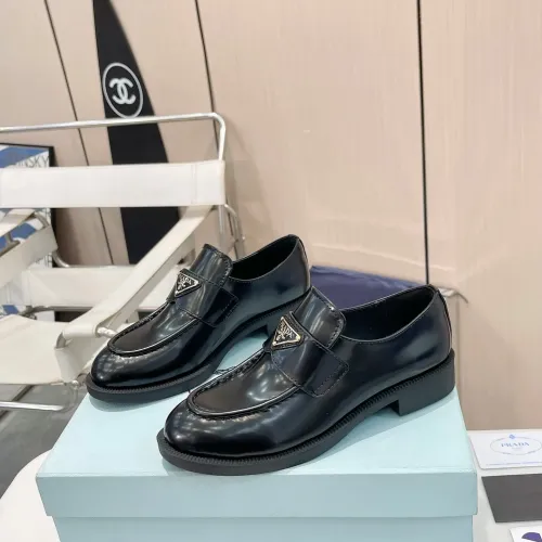 Cheap Prada Leather Shoes For Women #1392731 Replica Wholesale [$102.00 USD] [ITEM#1392731] on Replica Prada Leather Shoes
