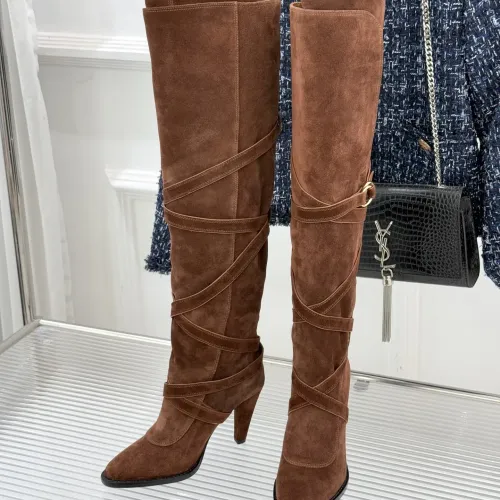 Cheap Yves Saint Laurent YSL Boots For Women #1392744 Replica Wholesale [$238.02 USD] [ITEM#1392744] on Replica Yves Saint Laurent YSL Boots