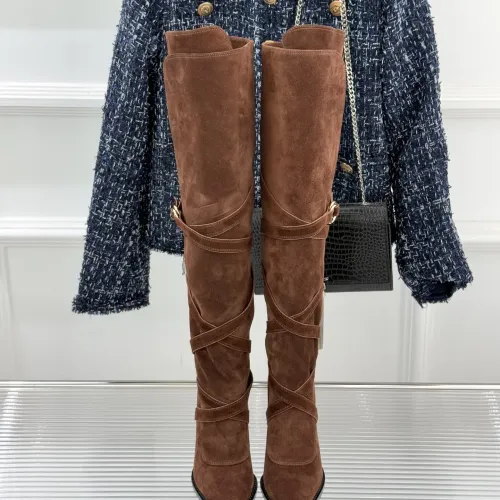 Cheap Yves Saint Laurent YSL Boots For Women #1392744 Replica Wholesale [$238.02 USD] [ITEM#1392744] on Replica Yves Saint Laurent YSL Boots