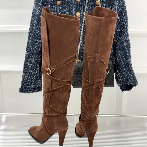 Cheap Yves Saint Laurent YSL Boots For Women #1392744 Replica Wholesale [$238.02 USD] [ITEM#1392744] on Replica Yves Saint Laurent YSL Boots