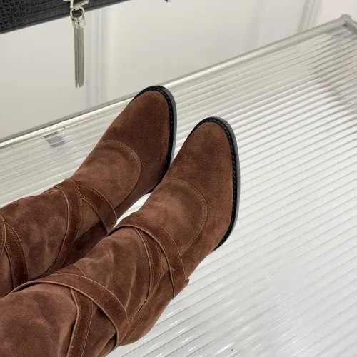 Cheap Yves Saint Laurent YSL Boots For Women #1392744 Replica Wholesale [$238.02 USD] [ITEM#1392744] on Replica Yves Saint Laurent YSL Boots