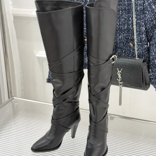 Cheap Yves Saint Laurent YSL Boots For Women #1392745 Replica Wholesale [$238.02 USD] [ITEM#1392745] on Replica Yves Saint Laurent YSL Boots