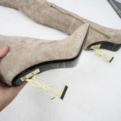 Cheap Yves Saint Laurent YSL Boots For Women #1392750 Replica Wholesale [$132.00 USD] [ITEM#1392750] on Replica Yves Saint Laurent YSL Boots