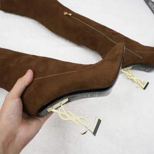 Cheap Yves Saint Laurent YSL Boots For Women #1392754 Replica Wholesale [$132.00 USD] [ITEM#1392754] on Replica Yves Saint Laurent YSL Boots