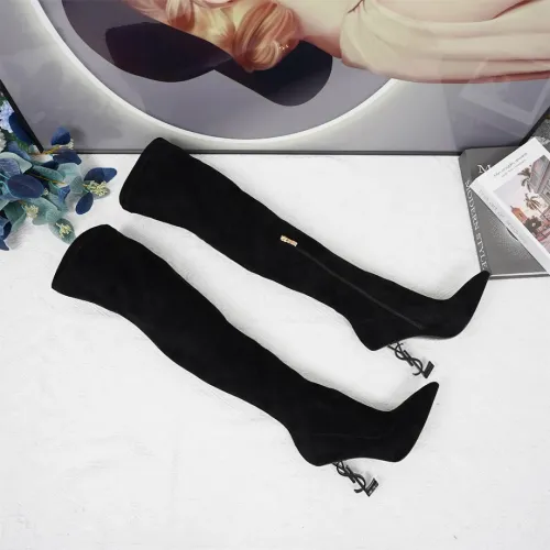 Cheap Yves Saint Laurent YSL Boots For Women #1392755 Replica Wholesale [$132.00 USD] [ITEM#1392755] on Replica Yves Saint Laurent YSL Boots