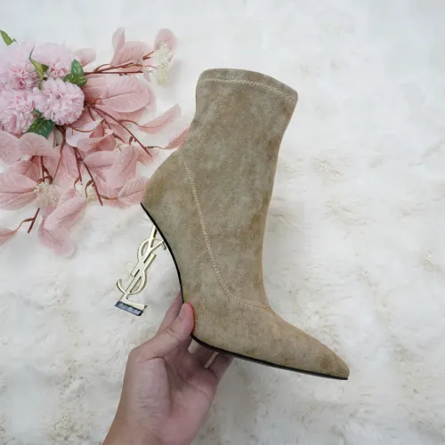 Cheap Yves Saint Laurent YSL Boots For Women #1392759 Replica Wholesale [$118.00 USD] [ITEM#1392759] on Replica Yves Saint Laurent YSL Boots