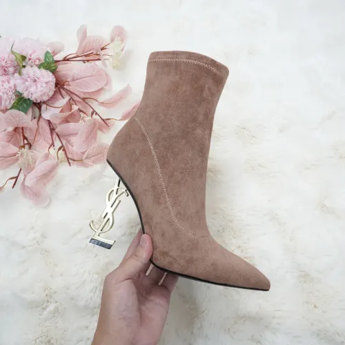 Cheap Yves Saint Laurent YSL Boots For Women #1392763 Replica Wholesale [$118.00 USD] [ITEM#1392763] on Replica Yves Saint Laurent YSL Boots