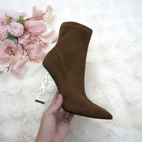 Cheap Yves Saint Laurent YSL Boots For Women #1392764 Replica Wholesale [$118.00 USD] [ITEM#1392764] on Replica Yves Saint Laurent YSL Boots