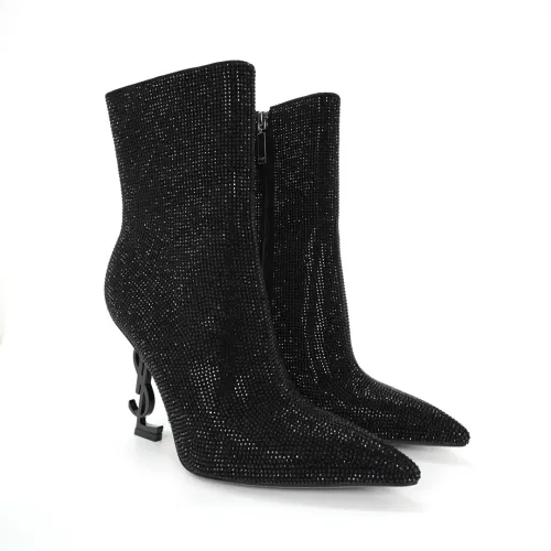 Cheap Yves Saint Laurent YSL Boots For Women #1392783 Replica Wholesale [$190.00 USD] [ITEM#1392783] on Replica Yves Saint Laurent YSL Boots