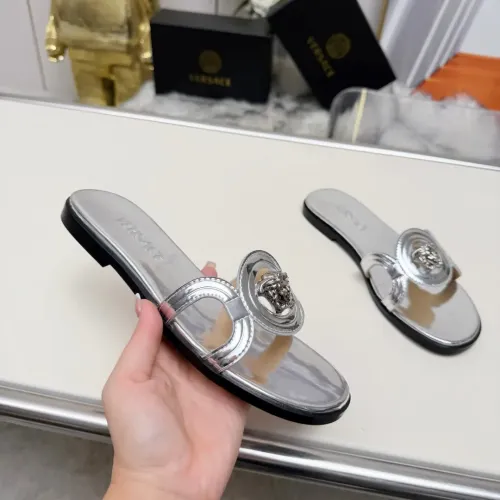 Cheap Versace Slippers For Women #1392800 Replica Wholesale [$82.00 USD] [ITEM#1392800] on Replica Versace Slippers