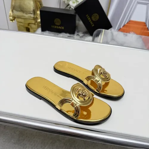 Cheap Versace Slippers For Women #1392801 Replica Wholesale [$82.00 USD] [ITEM#1392801] on Replica Versace Slippers
