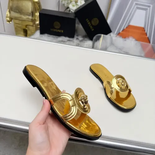 Cheap Versace Slippers For Women #1392801 Replica Wholesale [$82.00 USD] [ITEM#1392801] on Replica Versace Slippers