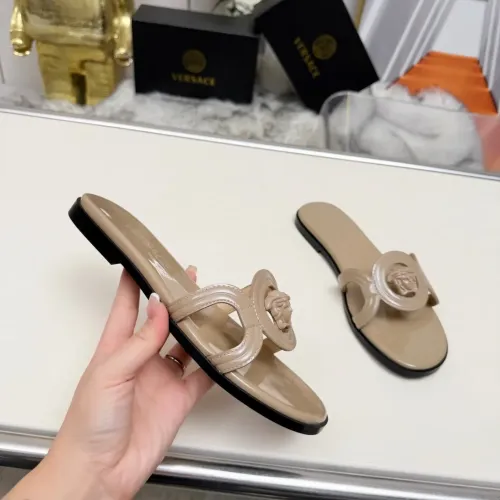 Cheap Versace Slippers For Women #1392804 Replica Wholesale [$82.00 USD] [ITEM#1392804] on Replica Versace Slippers