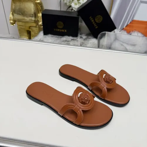 Cheap Versace Slippers For Women #1392805 Replica Wholesale [$82.00 USD] [ITEM#1392805] on Replica Versace Slippers