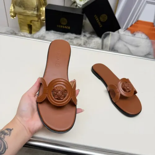 Cheap Versace Slippers For Women #1392805 Replica Wholesale [$82.00 USD] [ITEM#1392805] on Replica Versace Slippers