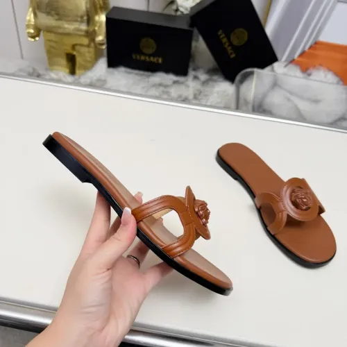 Cheap Versace Slippers For Women #1392805 Replica Wholesale [$82.00 USD] [ITEM#1392805] on Replica Versace Slippers