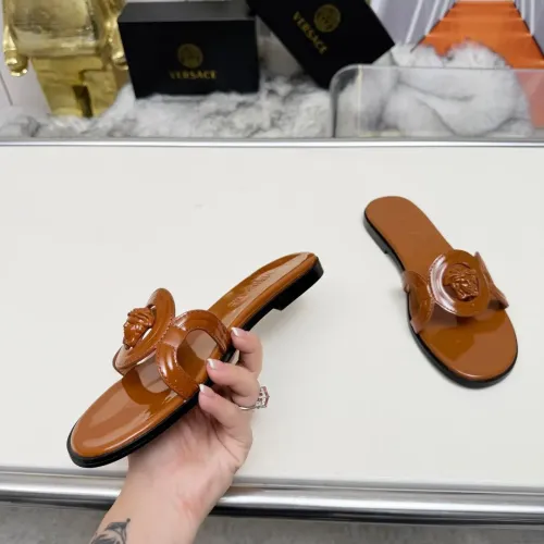Cheap Versace Slippers For Women #1392806 Replica Wholesale [$82.00 USD] [ITEM#1392806] on Replica Versace Slippers