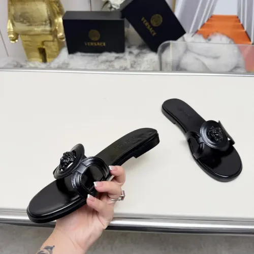 Cheap Versace Slippers For Women #1392812 Replica Wholesale [$82.00 USD] [ITEM#1392812] on Replica Versace Slippers