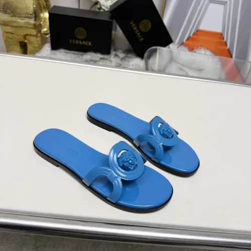 Cheap Versace Slippers For Women #1392815 Replica Wholesale [$82.00 USD] [ITEM#1392815] on Replica Versace Slippers