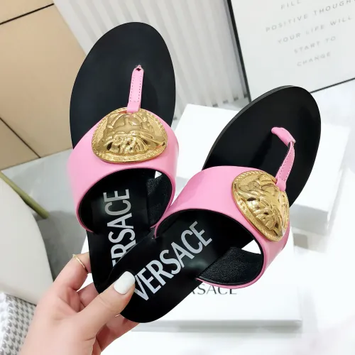 Cheap Versace Slippers For Women #1392821 Replica Wholesale [$100.00 USD] [ITEM#1392821] on Replica Versace Slippers