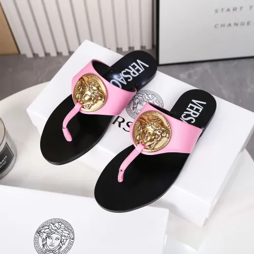 Cheap Versace Slippers For Women #1392821 Replica Wholesale [$100.00 USD] [ITEM#1392821] on Replica Versace Slippers