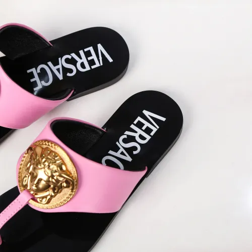 Cheap Versace Slippers For Women #1392821 Replica Wholesale [$100.00 USD] [ITEM#1392821] on Replica Versace Slippers