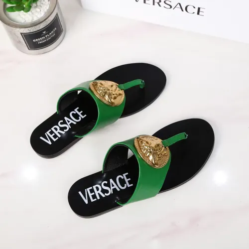 Cheap Versace Slippers For Women #1392823 Replica Wholesale [$100.00 USD] [ITEM#1392823] on Replica Versace Slippers