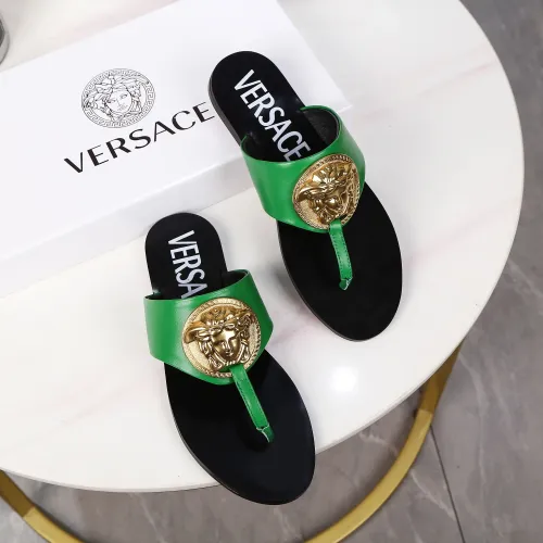 Cheap Versace Slippers For Women #1392823 Replica Wholesale [$100.00 USD] [ITEM#1392823] on Replica Versace Slippers