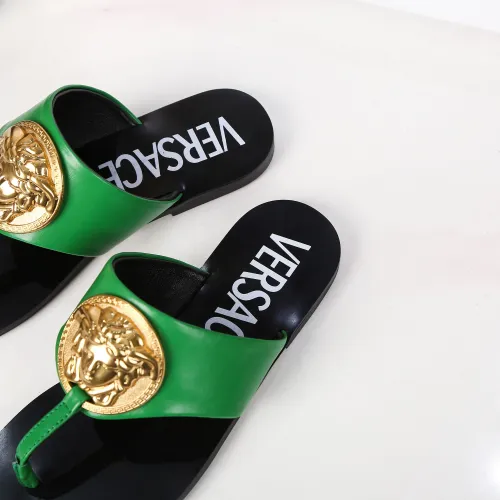 Cheap Versace Slippers For Women #1392823 Replica Wholesale [$100.00 USD] [ITEM#1392823] on Replica Versace Slippers