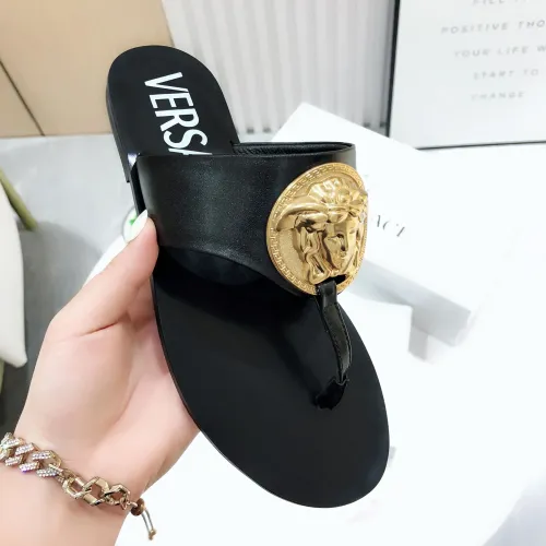 Cheap Versace Slippers For Women #1392824 Replica Wholesale [$100.00 USD] [ITEM#1392824] on Replica Versace Slippers