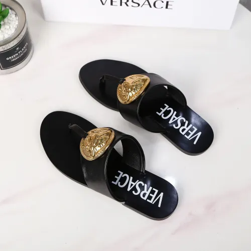 Cheap Versace Slippers For Women #1392824 Replica Wholesale [$100.00 USD] [ITEM#1392824] on Replica Versace Slippers
