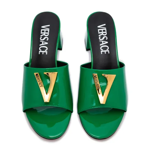 Cheap Versace Slippers For Women #1392841 Replica Wholesale [$85.00 USD] [ITEM#1392841] on Replica Versace Slippers
