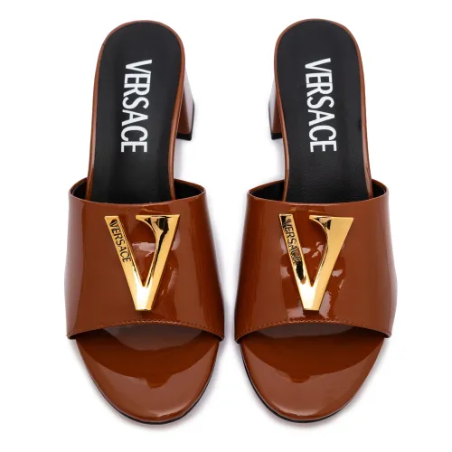 Cheap Versace Slippers For Women #1392843 Replica Wholesale [$85.00 USD] [ITEM#1392843] on Replica Versace Slippers